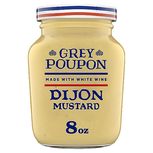 [8081-US] MUSTARD, Dijon, Grey Ponpon, 6-8 oz 
