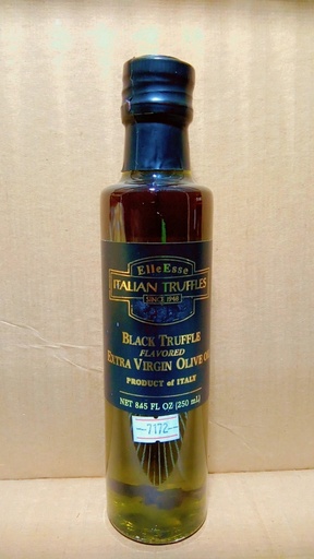 [7172-US] OIL, Olive, Black, Extra Virgin, Italian Truffple, Elle Esse, 8.45 oz 