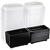 [9552-US] TO GO, Cont., SZ-05/K-010, Sushi, Black Base/Clear Lid, 58 x 28 x 40, Kanetsu, 350 ct /-cs