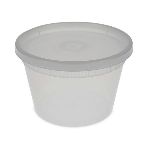 [9306-US] TO GO, Cont.,16 oz, With Lid, Clear, Microwavable, YSD2516, Pactiv, 240 ct /-cs