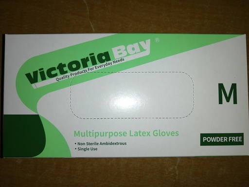 [9924-US/LC] GLOVES, Latex, Victoria Bay, 10-100 ct