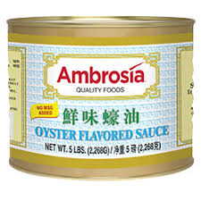 [7603-US] SAUCE, Oyster, Quality Foods, Ambrosia, 6-5 lb