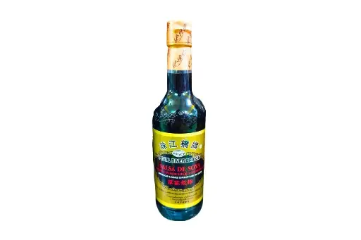[7270-DR] SAUCE, Soy, Oscura Superior Champignons, Pearl River Bridge, 24-500 ml  