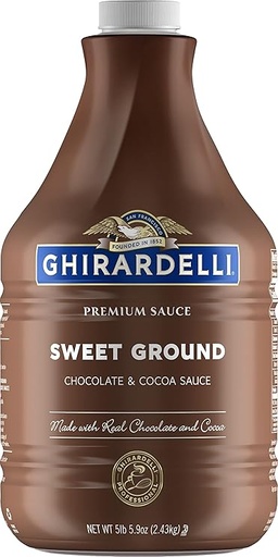 [7468-US] SAUCE, Sweet Ground, Chocolate & Cocoa, Ghirardelli, 5 lb
