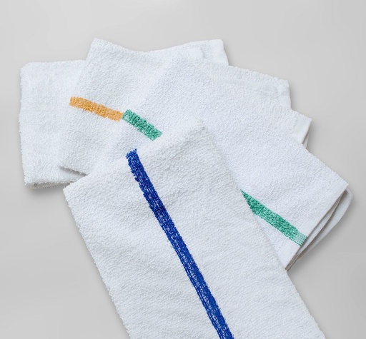 [9757-US] CLEANING, Towel, Bar Mops, 17''x20'', Stripe, 12 ct 