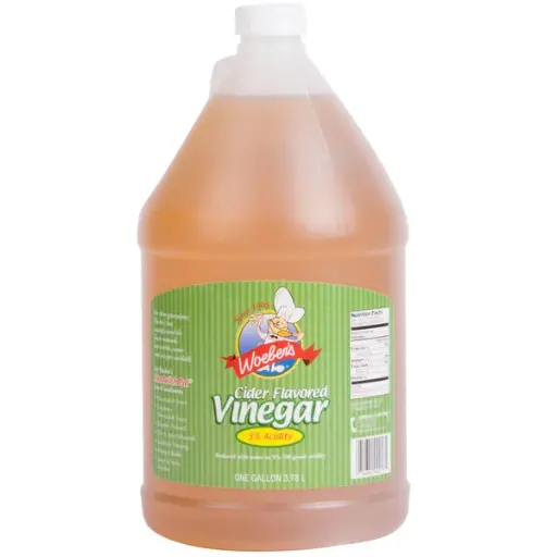 [7185-US] VINEGAR, Cider Flavored, Woeber's, 4-1 gal