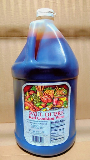 [1266-DR] WINE, Red Cooking, Paul Dupre, 4-128 oz 