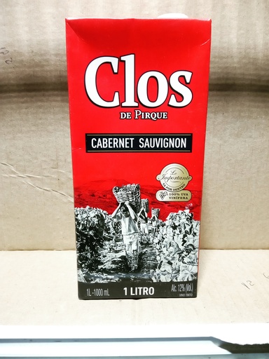 [1061-LC] WINE, Cooking, Red, Close De Pirque, 12-1 lt  