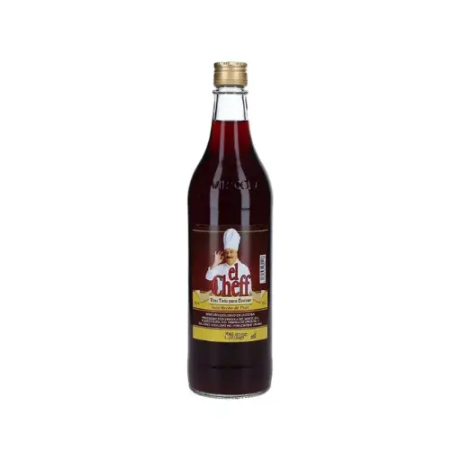 [1165-DR] WINE, Red, Para Cocinar, El Cheff, 700ml