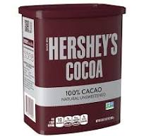 [3253-LC] COCOA, Powder, Natural, Unsweetened, Hershey's, 23 oz 