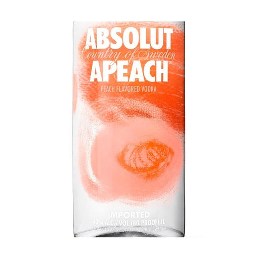 [1607-US] VODKA, Apeach, Absolut, 1 L