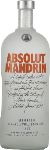[1605-US] VODKA, Mandrin, Absolut, 1.75 L 