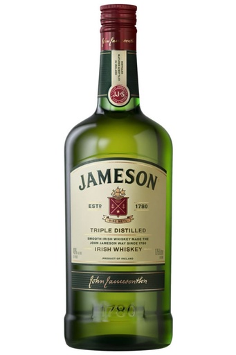 [1524-US] WHISKEY, Irish, Triple, Distilled, 1780, Jameson, 1.75 lt