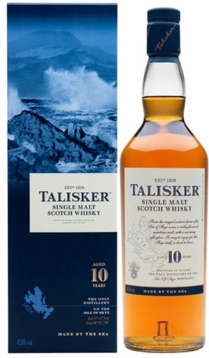 [1518-US] WHISKEY, Malt Scotch, 10 Years, Talisker, 750 ml 