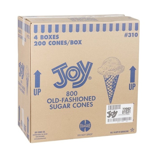 [7619-IC] CONES JOY, Cake Cup ,#310 , Small, 2/200 ct /-cs