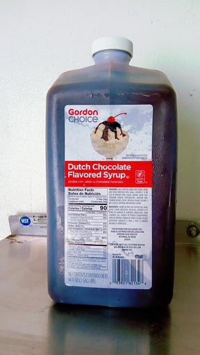 [7062-US] SYRUP, Dutch, Chocolate, Flavored, Gordon Choice, 64 oz 
