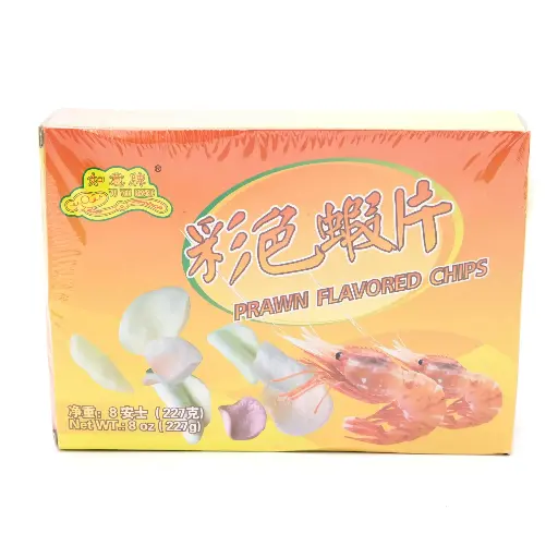 [4660-DR] CHIPS, Prawn, Flavored, Yu Kee, Camarones, Chino, 8 oz