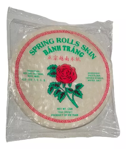 [6041-US] SPRING ROLLS, Banh Trang, 22 cm, Skin, 12 oz