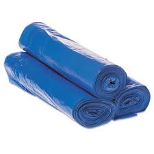 [9276-LC] CAN LINERS, Blue, Interplast, 40- 45 gal, 200 ct /-cs