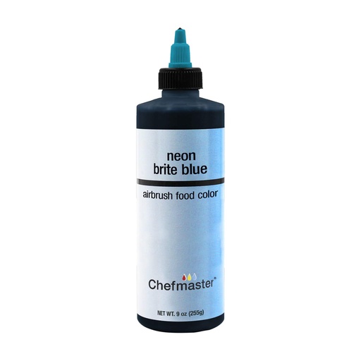 [7748-US] FOOD COLOR, Blue, Brute, Neon, Airbrush, Chef Master, 9 oz 