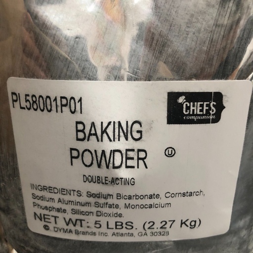 [6316-US] BAKING, Powder, Sodium, Bicarbonate, Pl58001P01, Cheff Companion, 5 lb