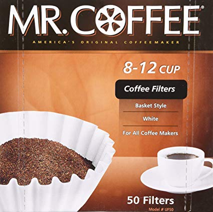 [100217-US] COFFEE FILTER, 8-12 Cup, Mr Coffee, 50 ct