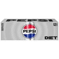 [2240-US] PEPSI, Diet, Soda, 12 oz, 12 can/cs