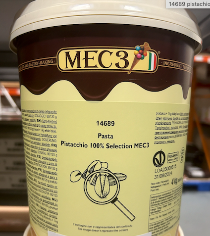 [7609-IC] PASTE, Pistachio, California, 14689, MEC3, 8.84 lb 