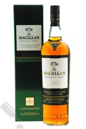 [1523-US] WHISKEY, Select Oak, Single Malt, The Macallan,1 LT