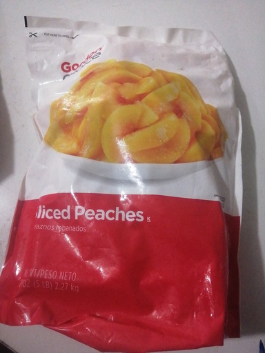 [5142-US] PEACHES, Sliced, Gordon Choice, 4-5 lbs 