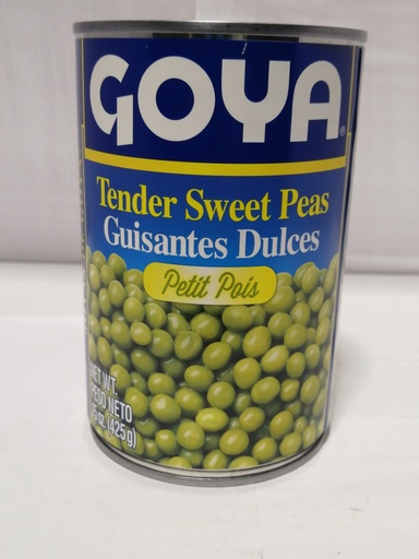 [5058-LC] PEAS, Sweet, Tender, Goya, 15 oz   