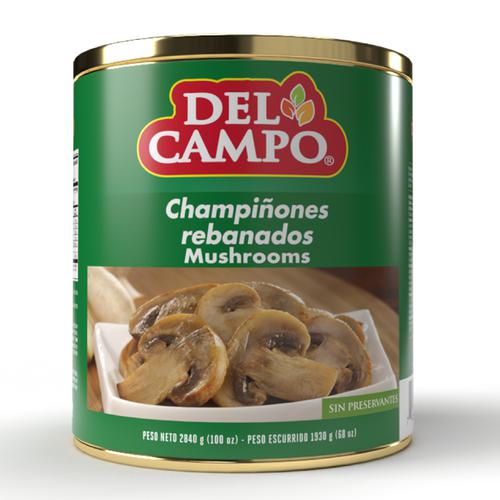 [7241-DR] MUSHROOM, Champions, Sliced, Del Campo, 6-100 oz