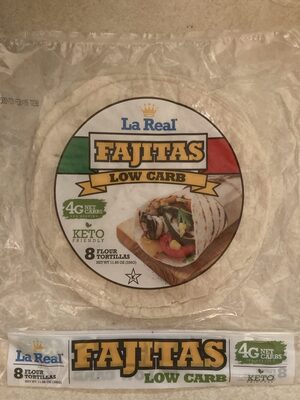 [6034-LC] TORTILLA, Flour, 8", La Real, Fagitas, 8 ct   