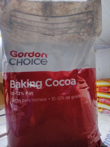 [3328-US] COCOA, Powder, 10-12% Fat, Gordon Choice, 5 lbs 