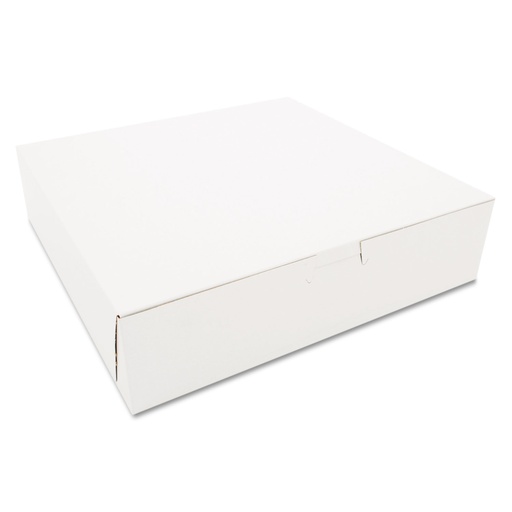 [99961-LC] BOX, Cake, White, Carton, 10"x10"x 5", 100 ct /-cs 