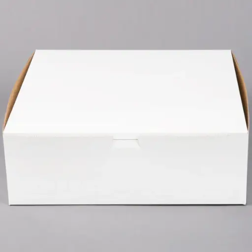 [99960-lc] BOX, Cake, White, Carton, 12"x 12"x 5", 100 ct /-cs 