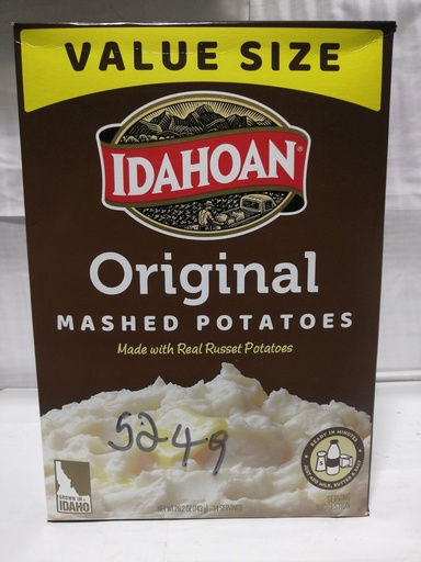 [5249-LC] POTATOES, Mashed, Instant, Idahoan, 8-26.2 oz