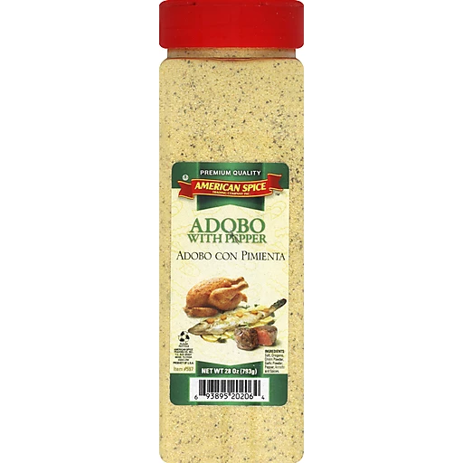 [8085-US] ADOBO, Blend, Without Pepper, American Spices, 6-28 oz 