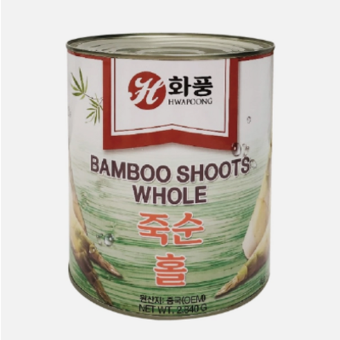 [5305-US] BAMBOO SHOOTS, Whole, Hwapoong, 6-2840 g