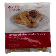[3057-US] MOZZARELLA, Sticks, Battered, Gordon Choice, 12 lbs 