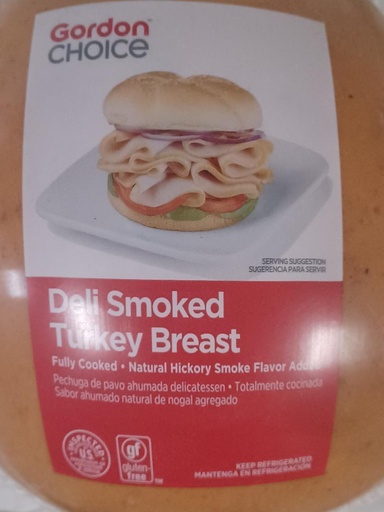 [4150-US] TURKEY, Ham, Smoked Deli Breast, Frozen, Gordon Choice, lb  