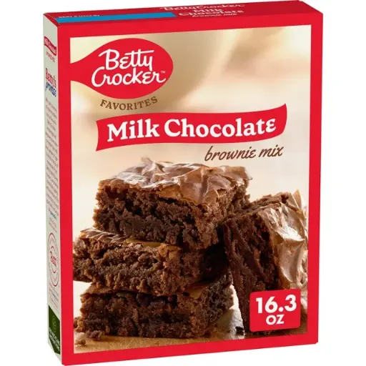 [3234-LC] BROWNIE MIX, Milk Chocolate, Betty Crocker, 12-16.3 oz