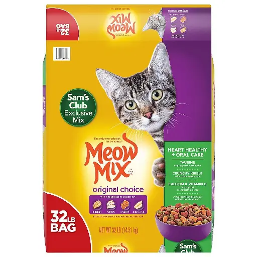 [6269-LC] FOOD, Cat, Mix, Meow, 26 lbs  