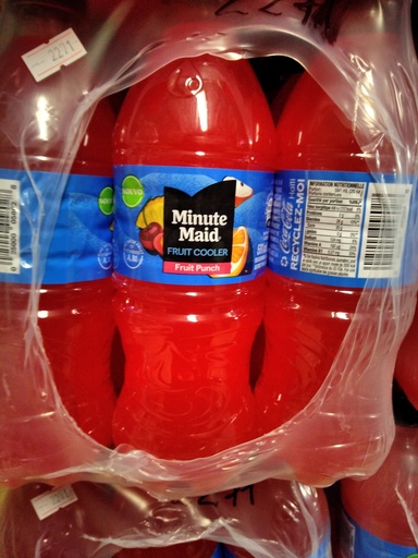 [2271-LC] MINUTE Maide , Punch Juice, 20 oz, 12 Btl./cs   