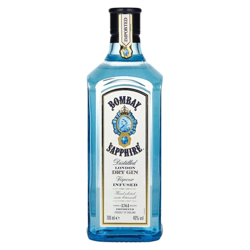 [1705-US] GIN, Dry, Bombay, Saphire, London, 750 ml 