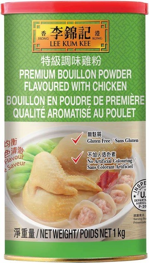 [7274-US] BOUILLON FLAVOR, Blend Powder, Premium, Chicken, Spice, Lee Kum Kee, 35 oz 