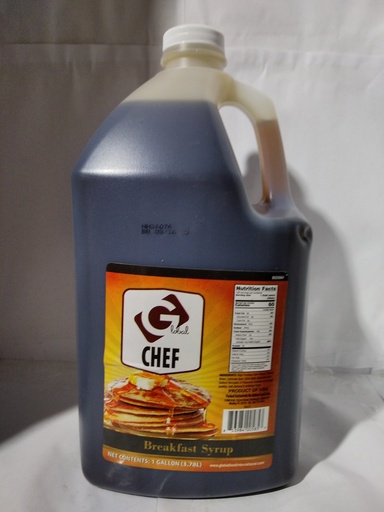[7122-US] SYRUP, Pancake, Global Chef, 4-1gal