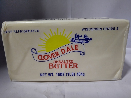 [3330-US] BUTTER, Unsalted, Clover Dale , 36-1 lb 