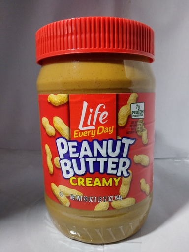 [7353-US] PEANUT BUTTER, Creamy, Life Every day, 12-28 oz 
