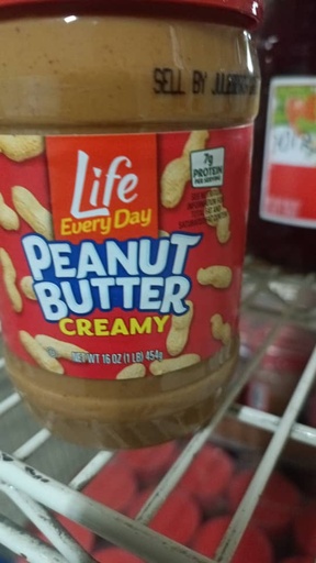 [7345-LC] PEANUT BUTTER, Creamy, Life Every day/ Country, Barn, 12-16 oz